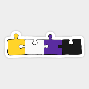 Puzzle Pride Sticker